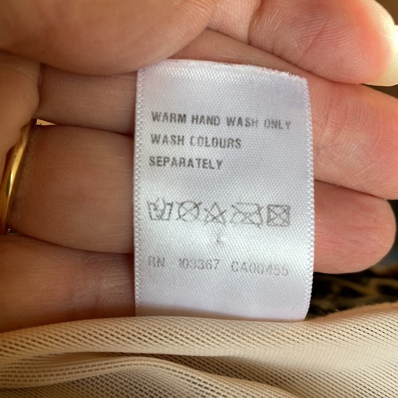 42i Elomi Cate Latte Nude Sheer Lace Modest Coverage Bra Underwire 42(6D) EL4030 - Picture 10 of 16